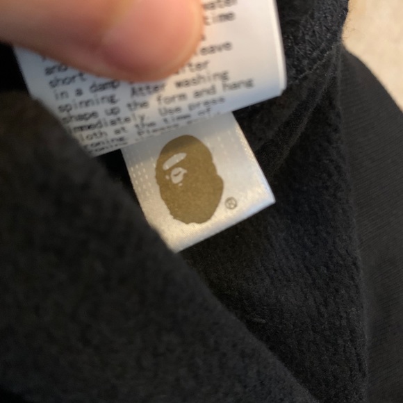 Bape X Undefeated Bape Double Hood Shark Hoodie - Picture 5 of 8